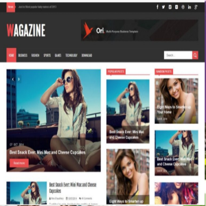 Wagazine Blogger Template
