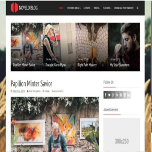Novelo Blogger Template