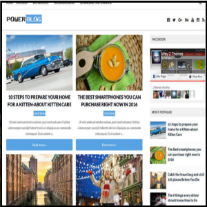 Power Blog Blogger Template