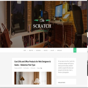 Scratch Green Blogger Template
